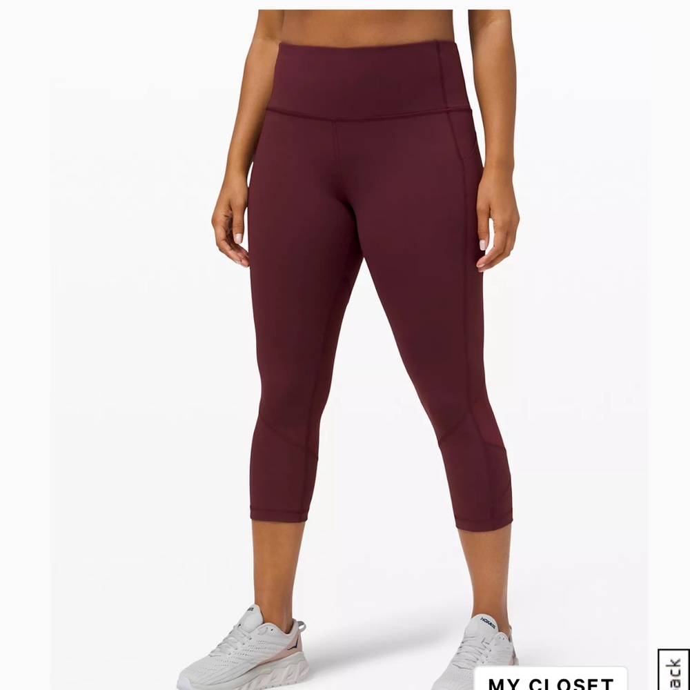 Lululemon Pace Rival Crop Leggings